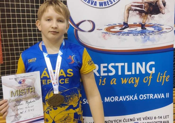 Mistr ČR Dordiai Mykola 70 kg mladší žáci