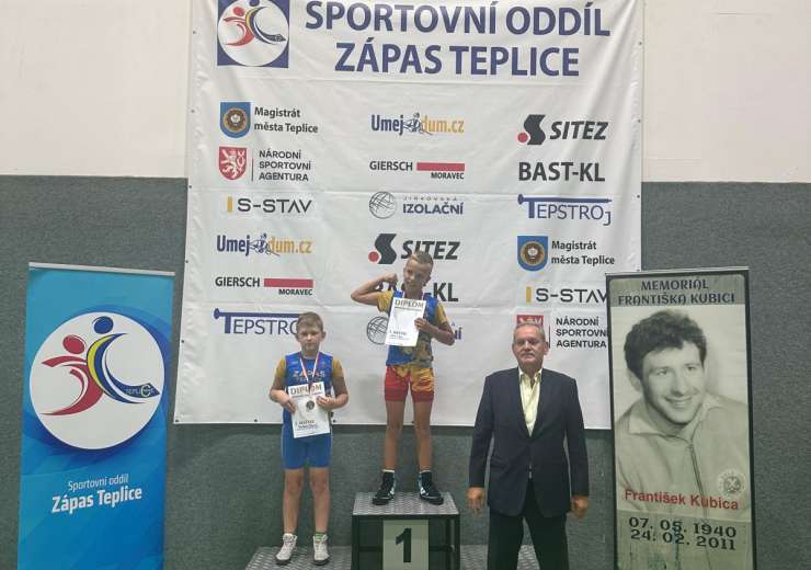 Zidra Eldar 1.místo a Levynets Vladyslav 2.místo
