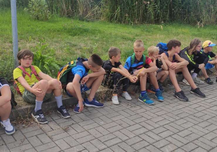 po koupání na Kamencově jezeře