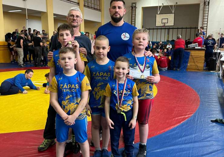 trenéři Durec a Fedotov,Alex Fedotov,Kirill Osypenko,Roman Dordiai,Ondra Belák,Jonáš Durec