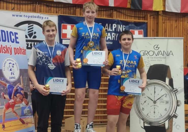 U15 85kg 1.místo Dordiai Mykola,3.místo Balej  Emílio