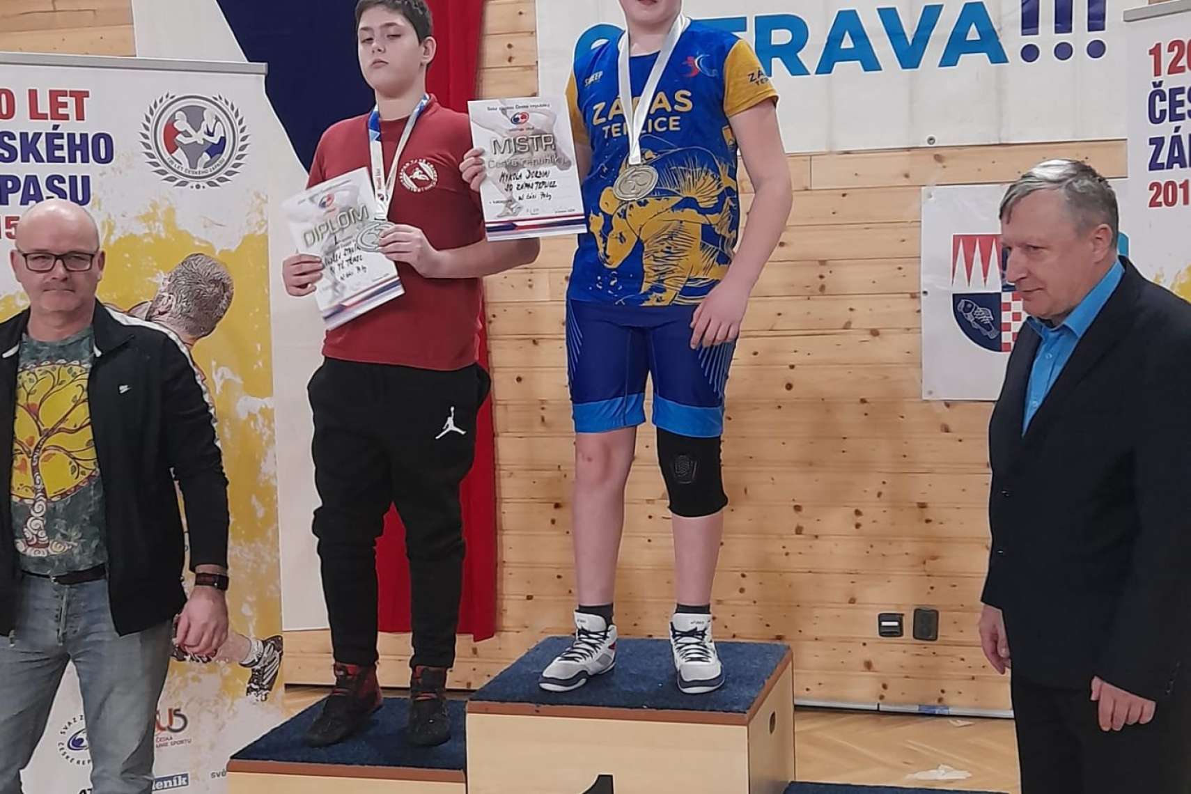 Mistr ČR Dordiai Mykola 70 kg U13