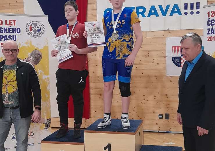 Mistr ČR Dordiai Mykola 70 kg U13