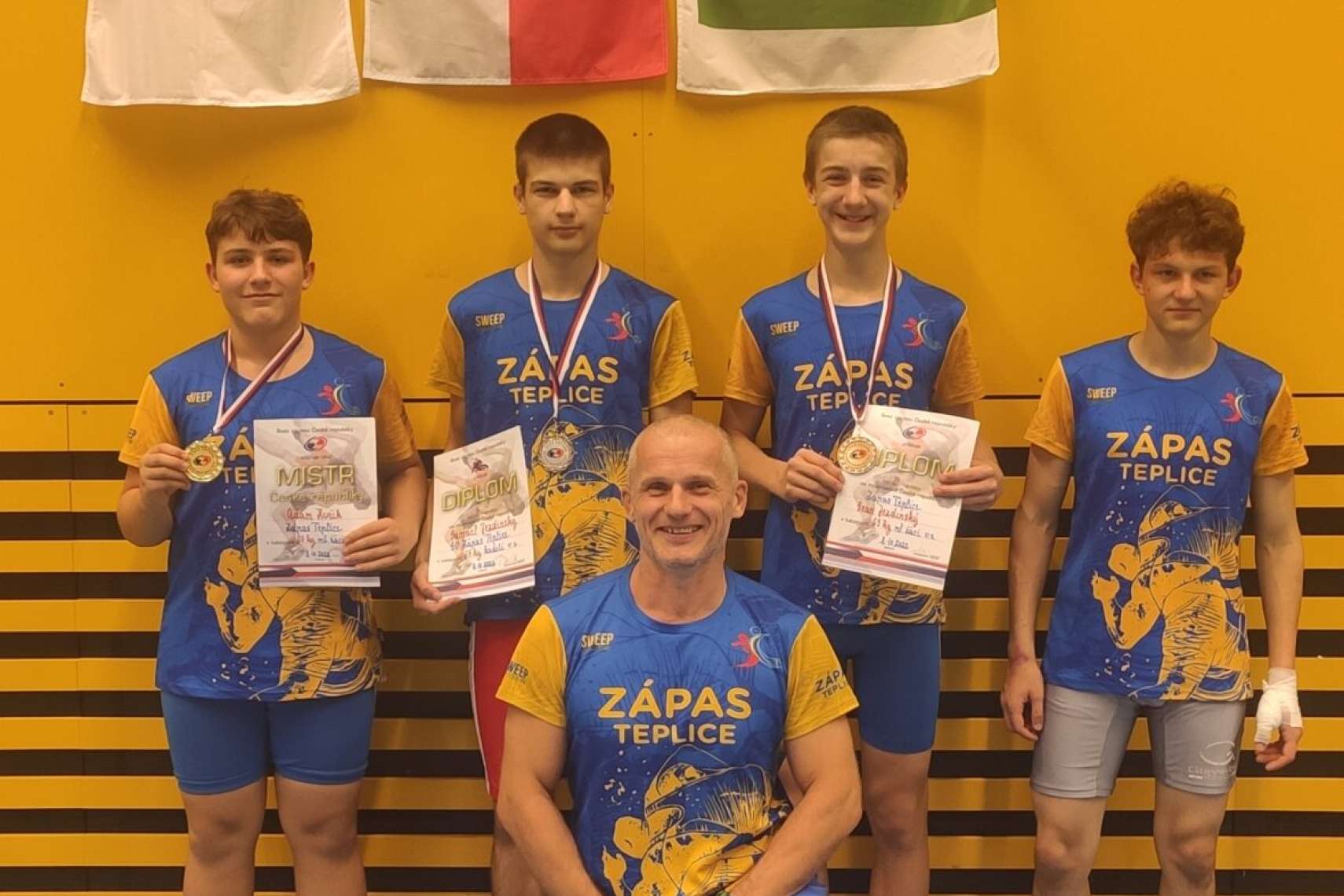 Kuřík Adam,Jezdinský Samuel,Jezdinský Sean,Bryzghalov Mykyta,tr.Jezdinský