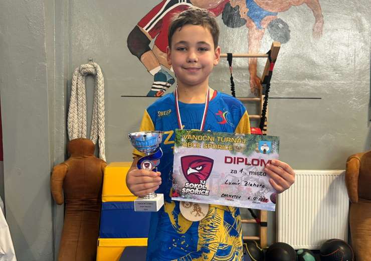 Blahota Lumír B 43.kg 1. místo 