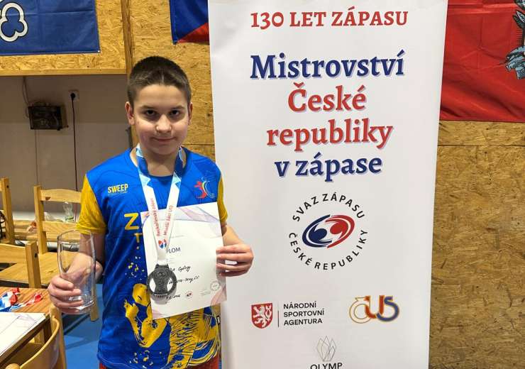 Drága György 2.místo na MČR U13